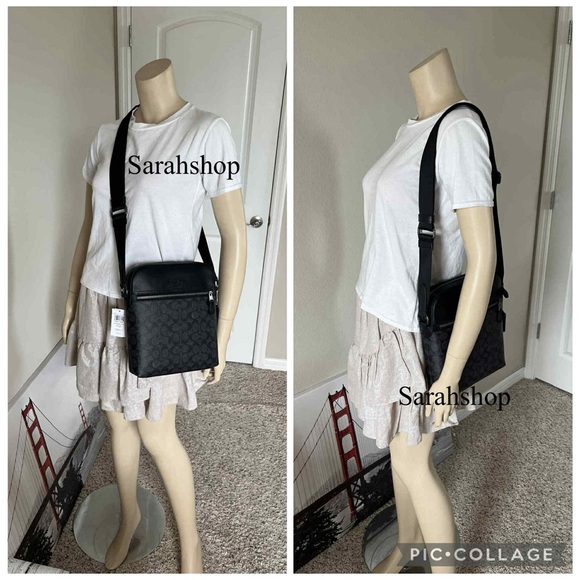 ✅Coach Houston Flight Bag In Signature - Picture 10 of 16